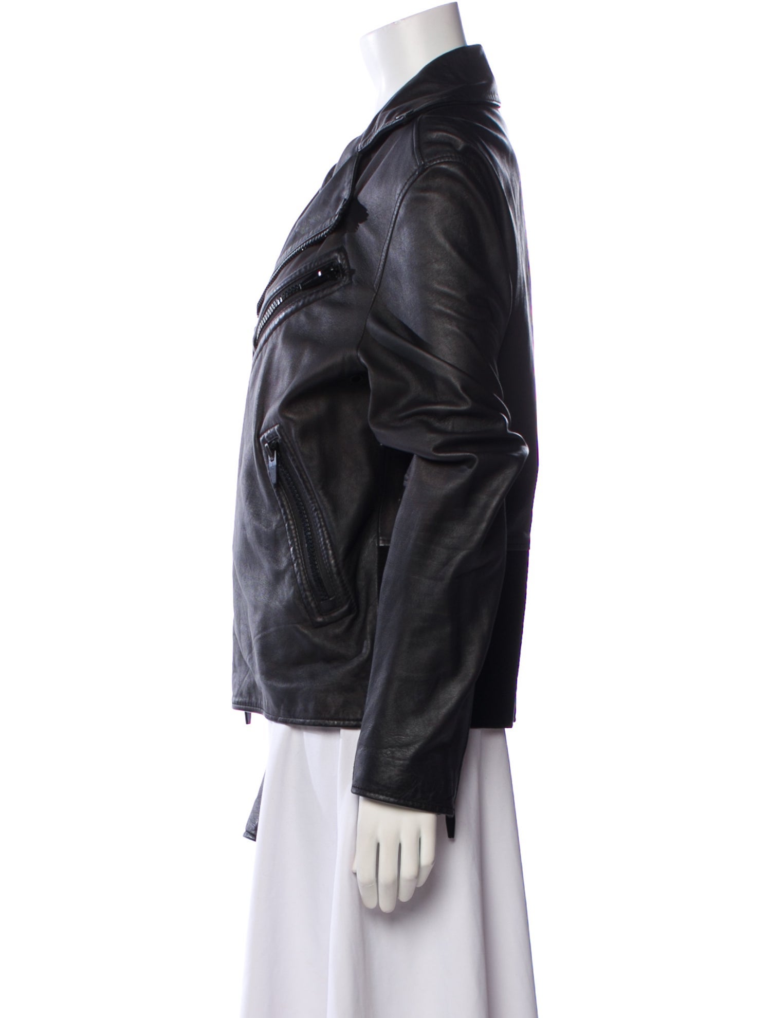 The Arrivals Leather Biker Jacket