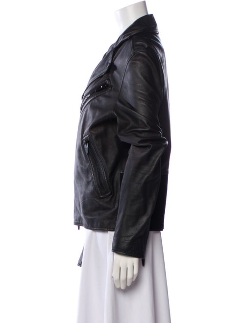 The Arrivals Leather Biker Jacket