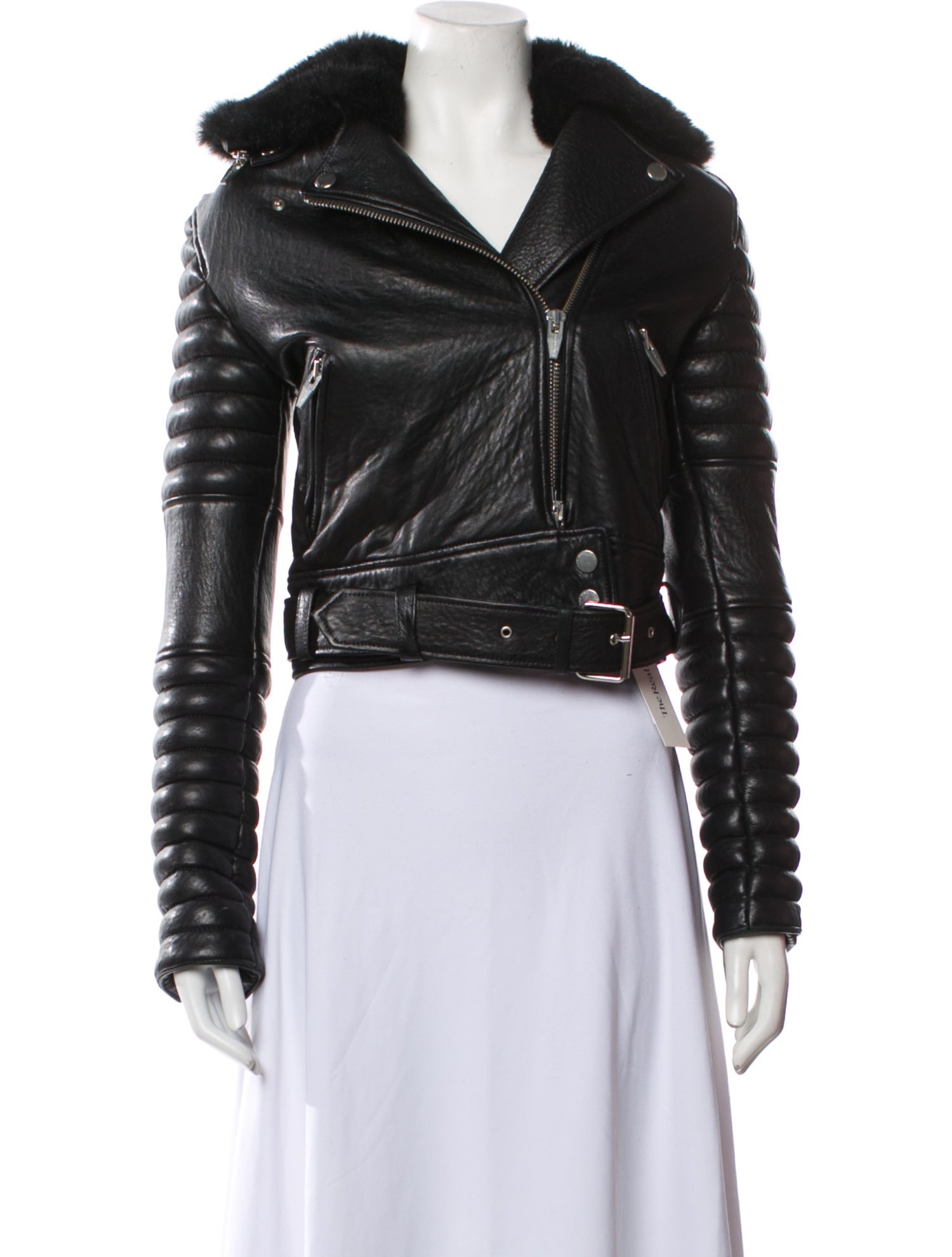 The Arrivals Leather Biker Jacket