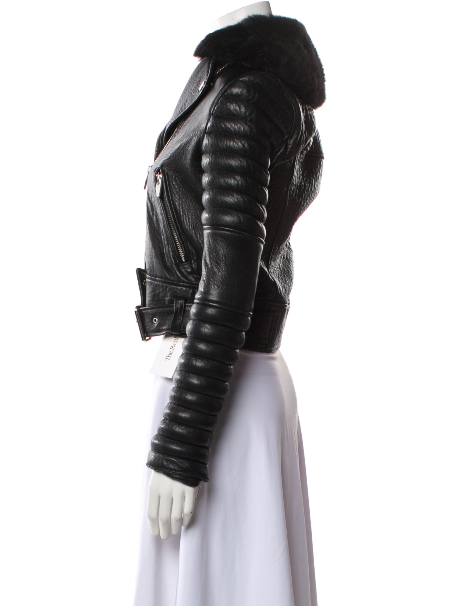 The Arrivals Leather Biker Jacket