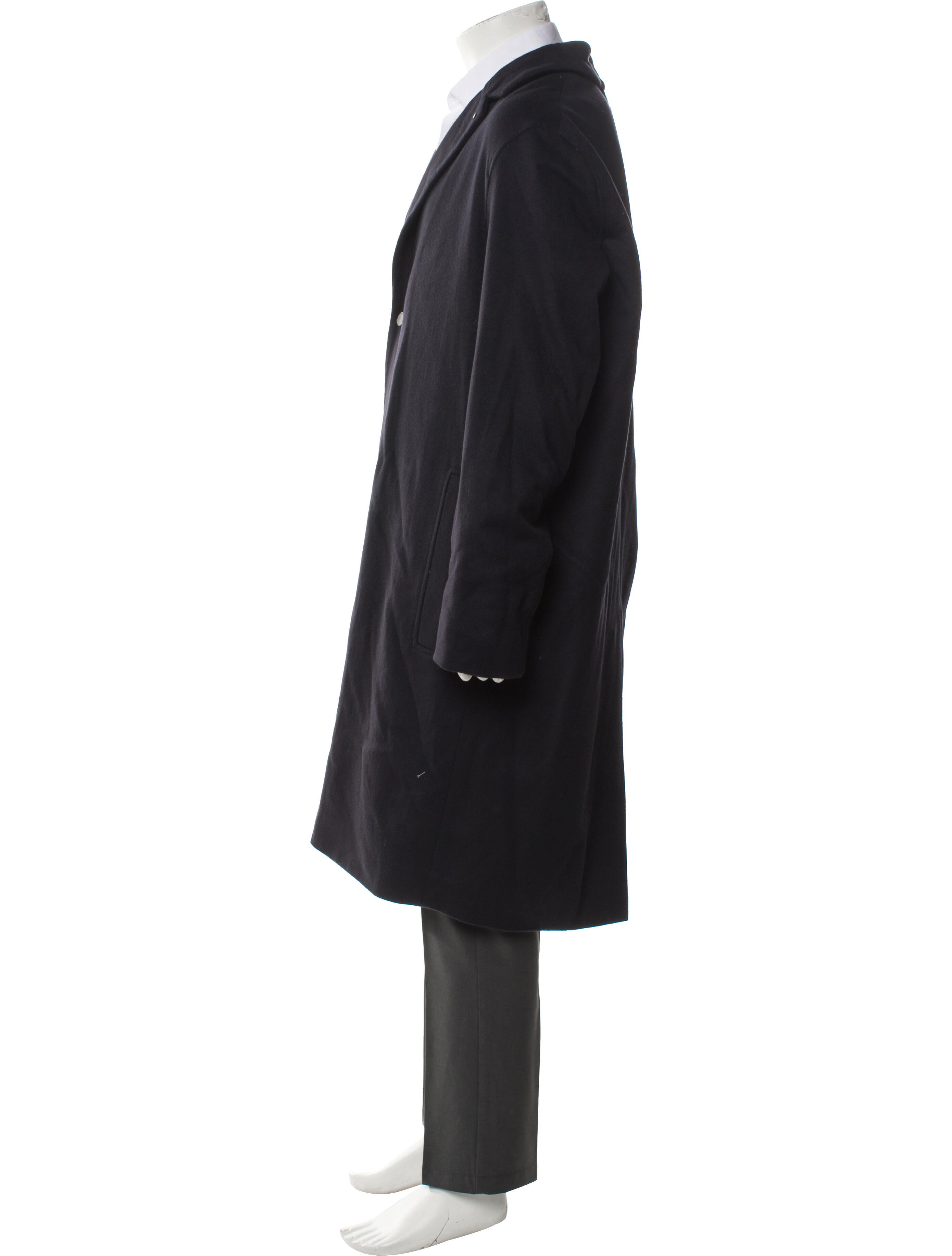 The Arrivals Virgin Wool Overcoat