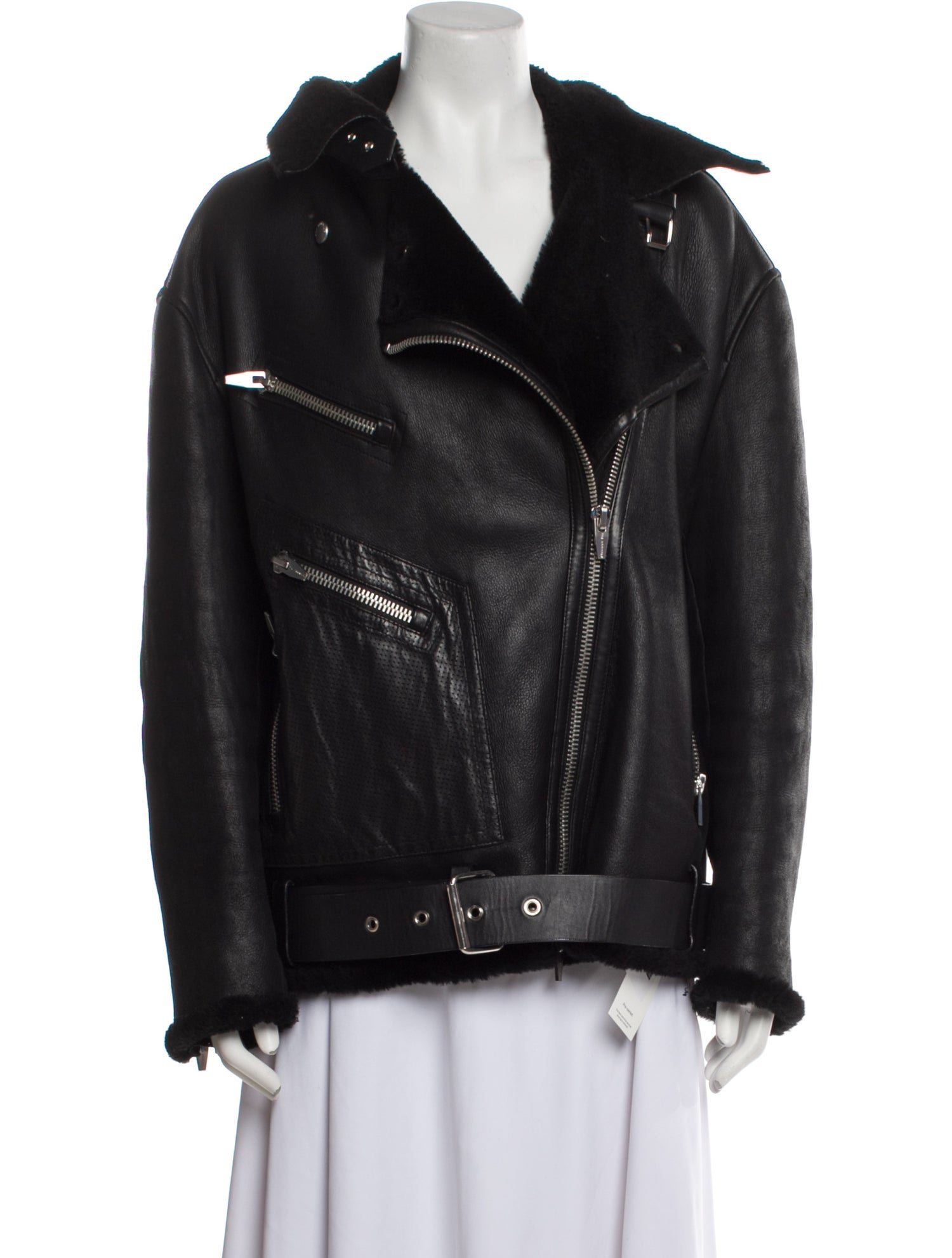 The Arrivals Leather Biker Jacket