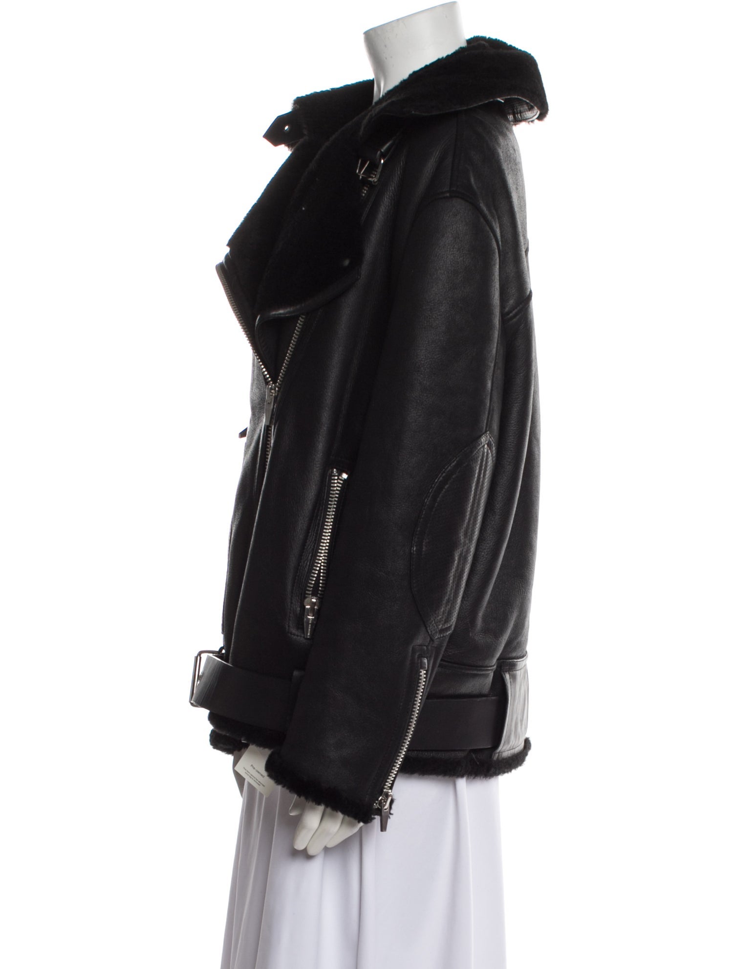 The Arrivals Leather Biker Jacket