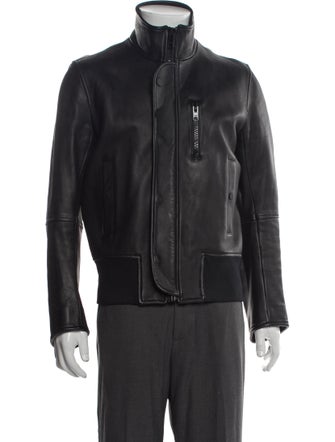 The Arrivals Leather Moto Jacket