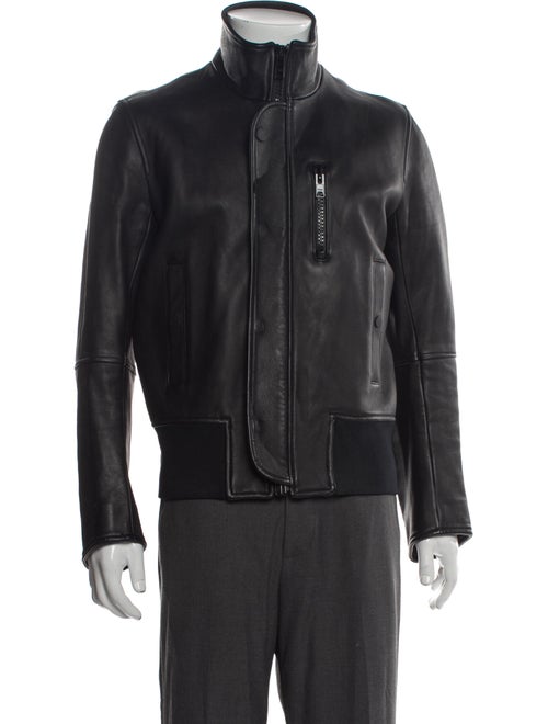 The Arrivals Leather Moto Jacket