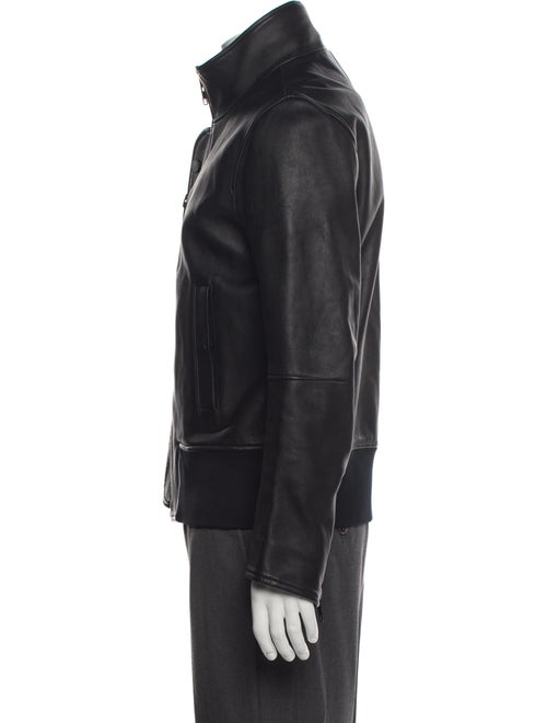 The Arrivals Leather Moto Jacket