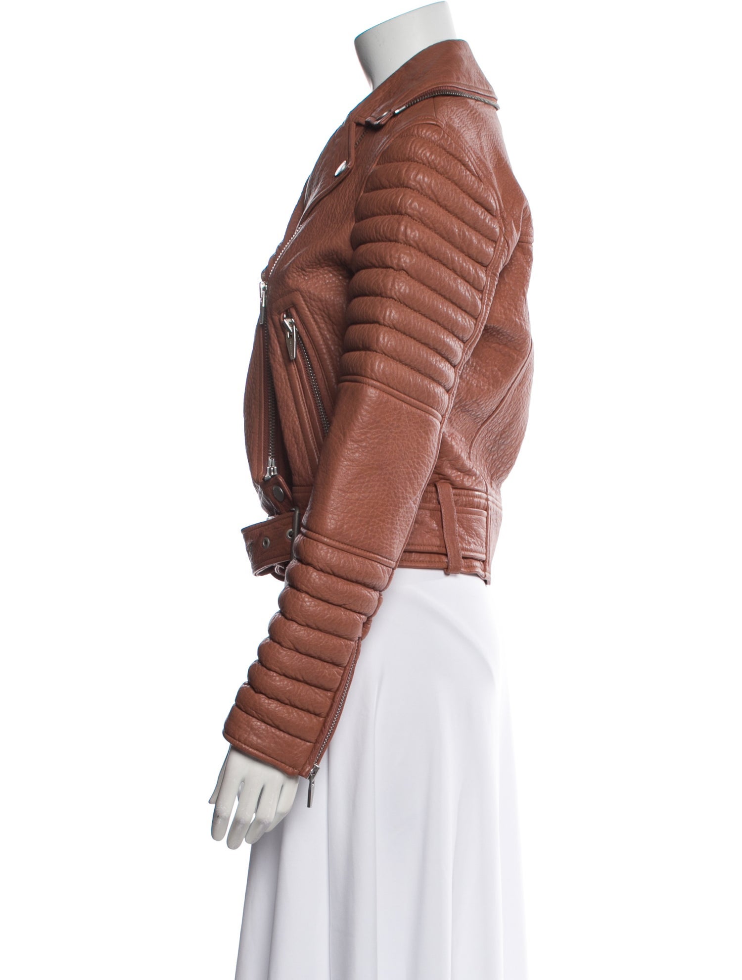 The Arrivals Leather Biker Jacket