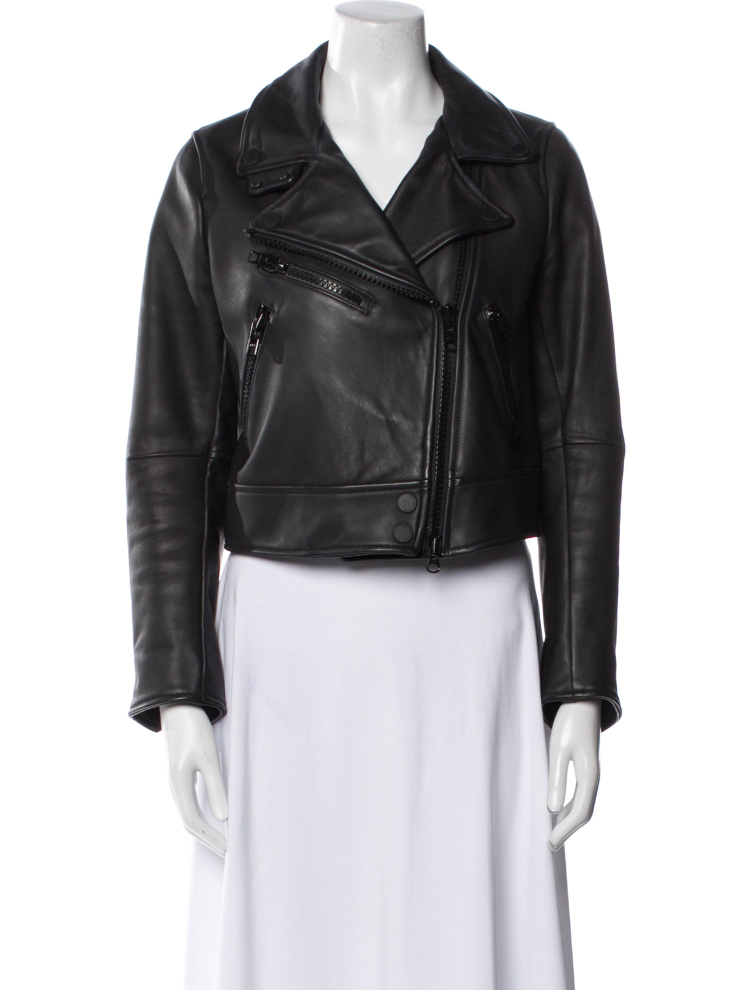 The Arrivals Leather Biker Jacket