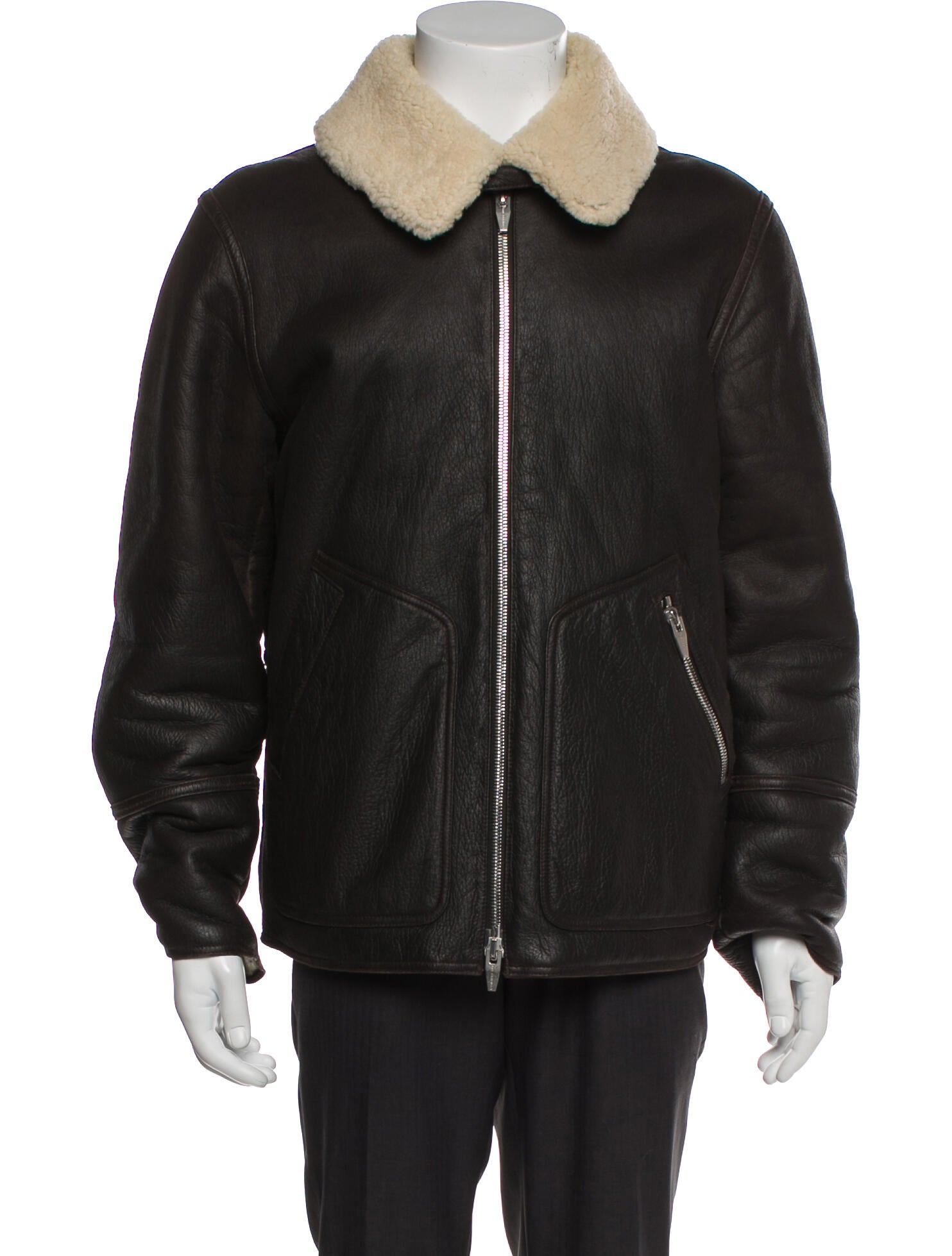 The Arrivals Shearling Moto Jacket