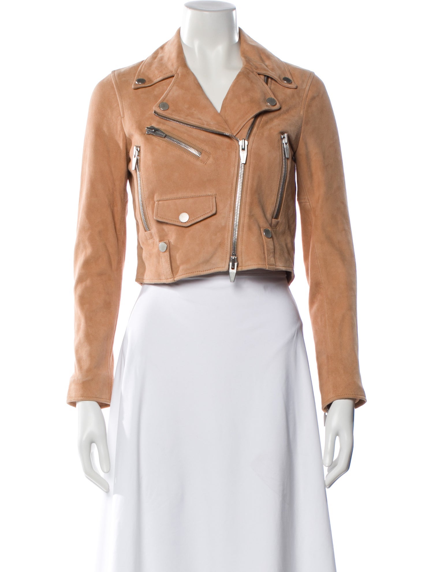 The Arrivals Suede Biker Jacket