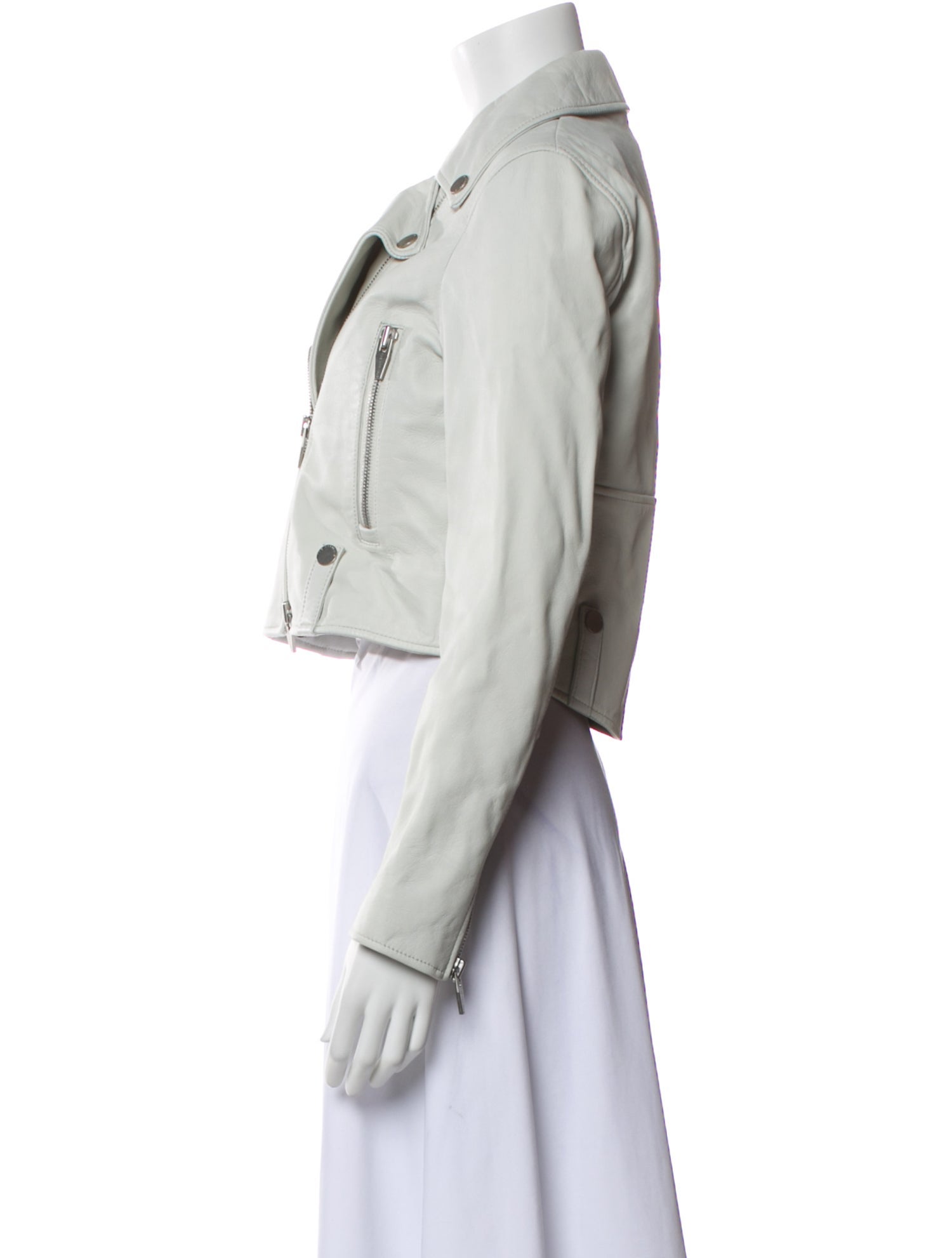 The Arrivals Lamb Leather Biker Jacket