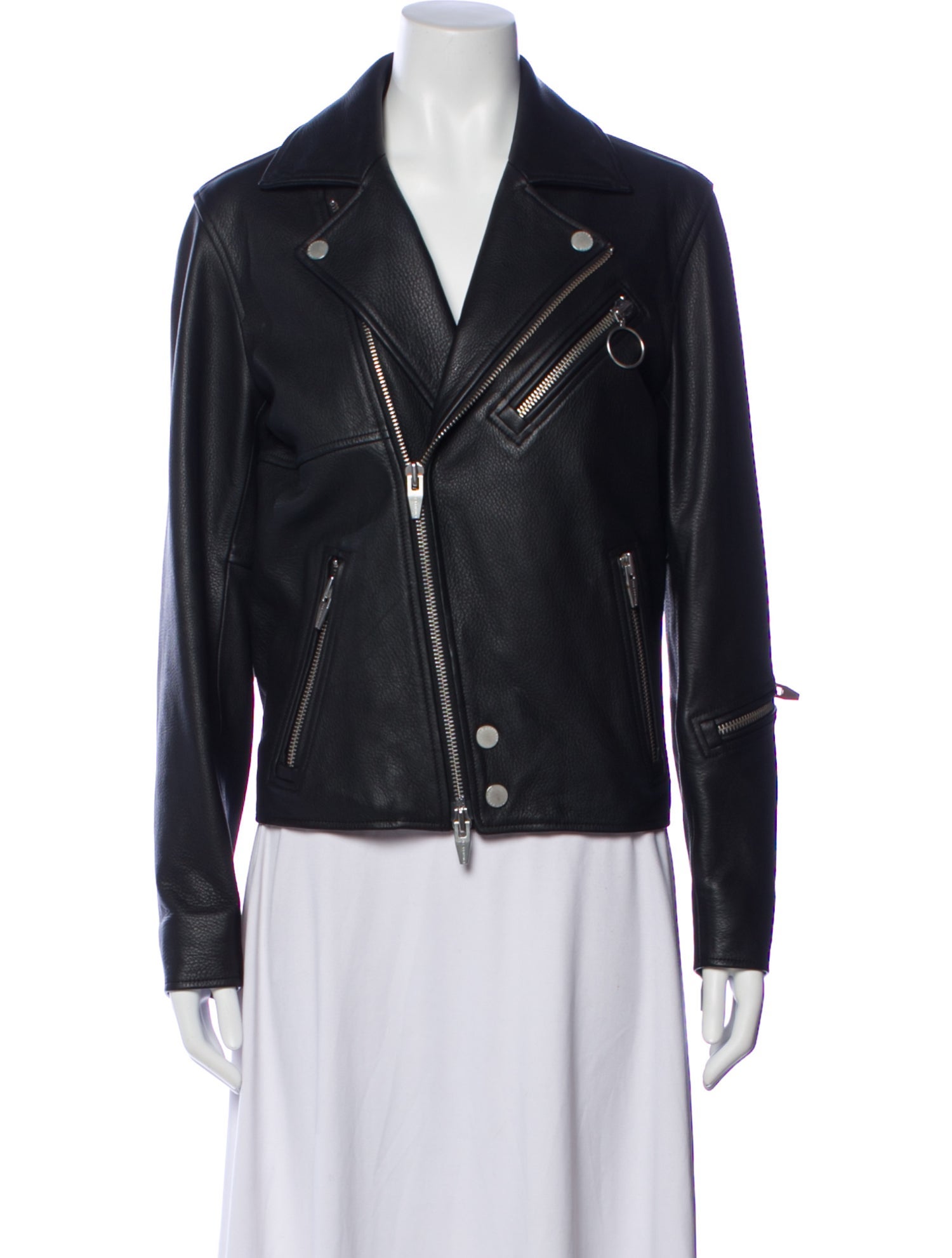 The Arrivals Leather Biker Jacket