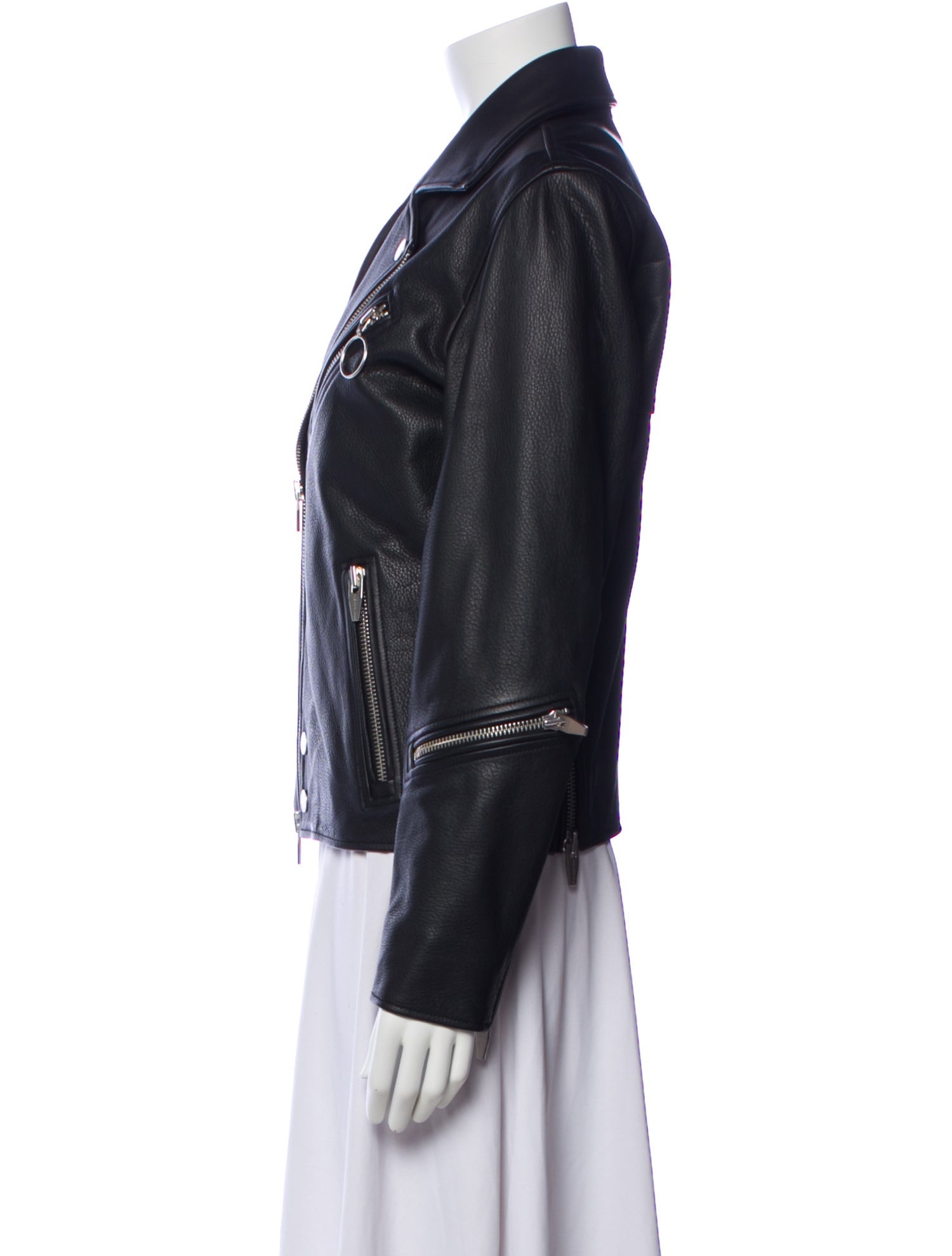 The Arrivals Leather Biker Jacket