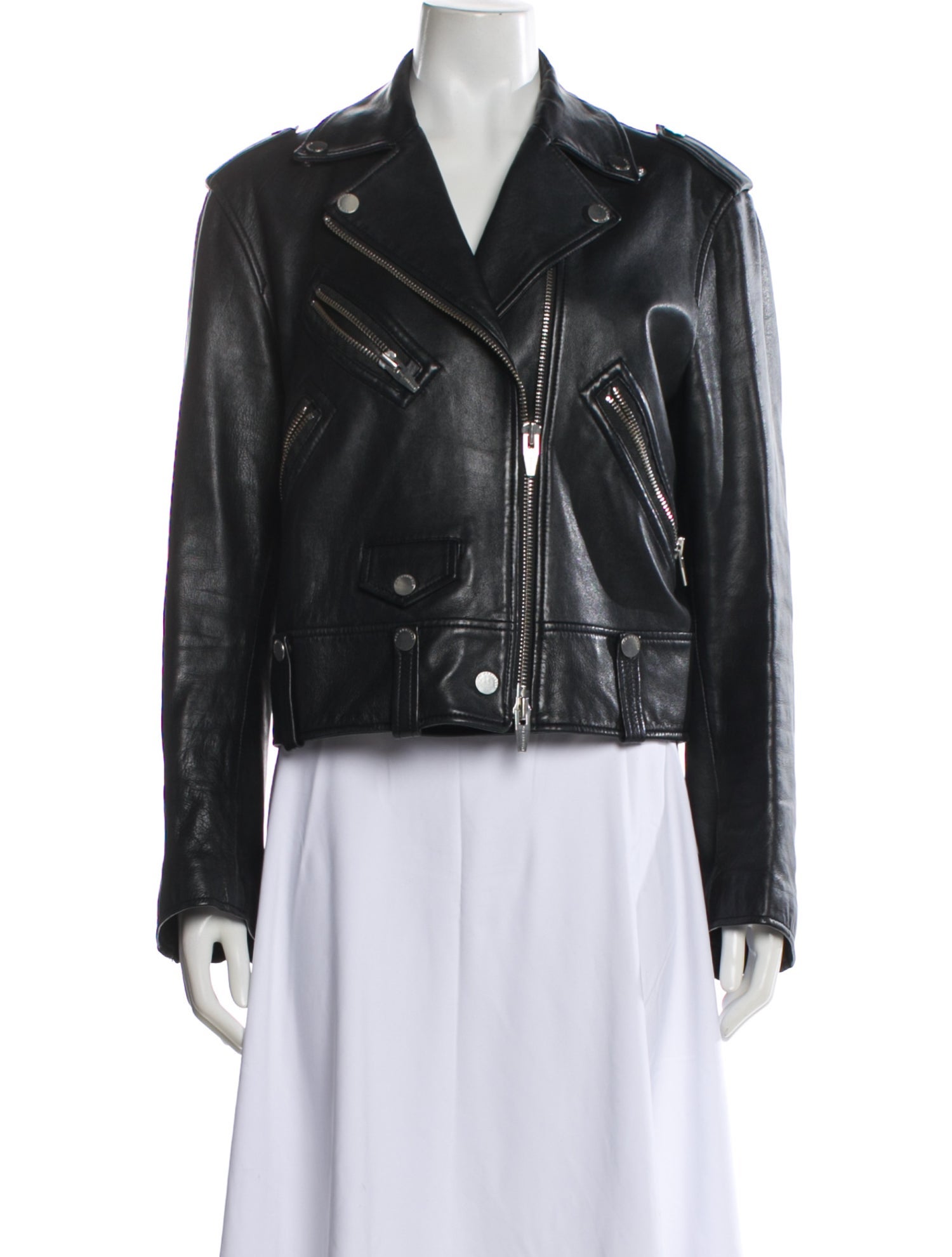The Arrivals Leather Fur Jacket