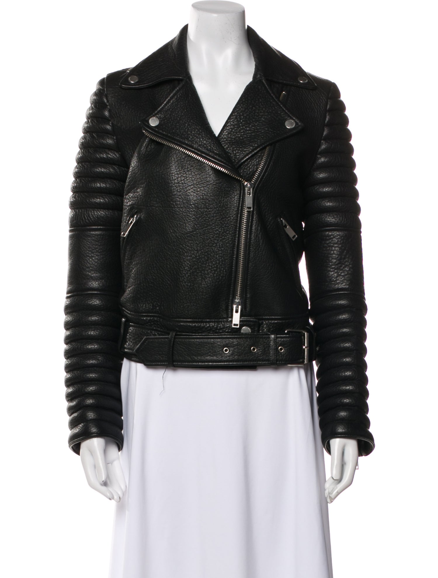 The Arrivals Leather Fur Jacket