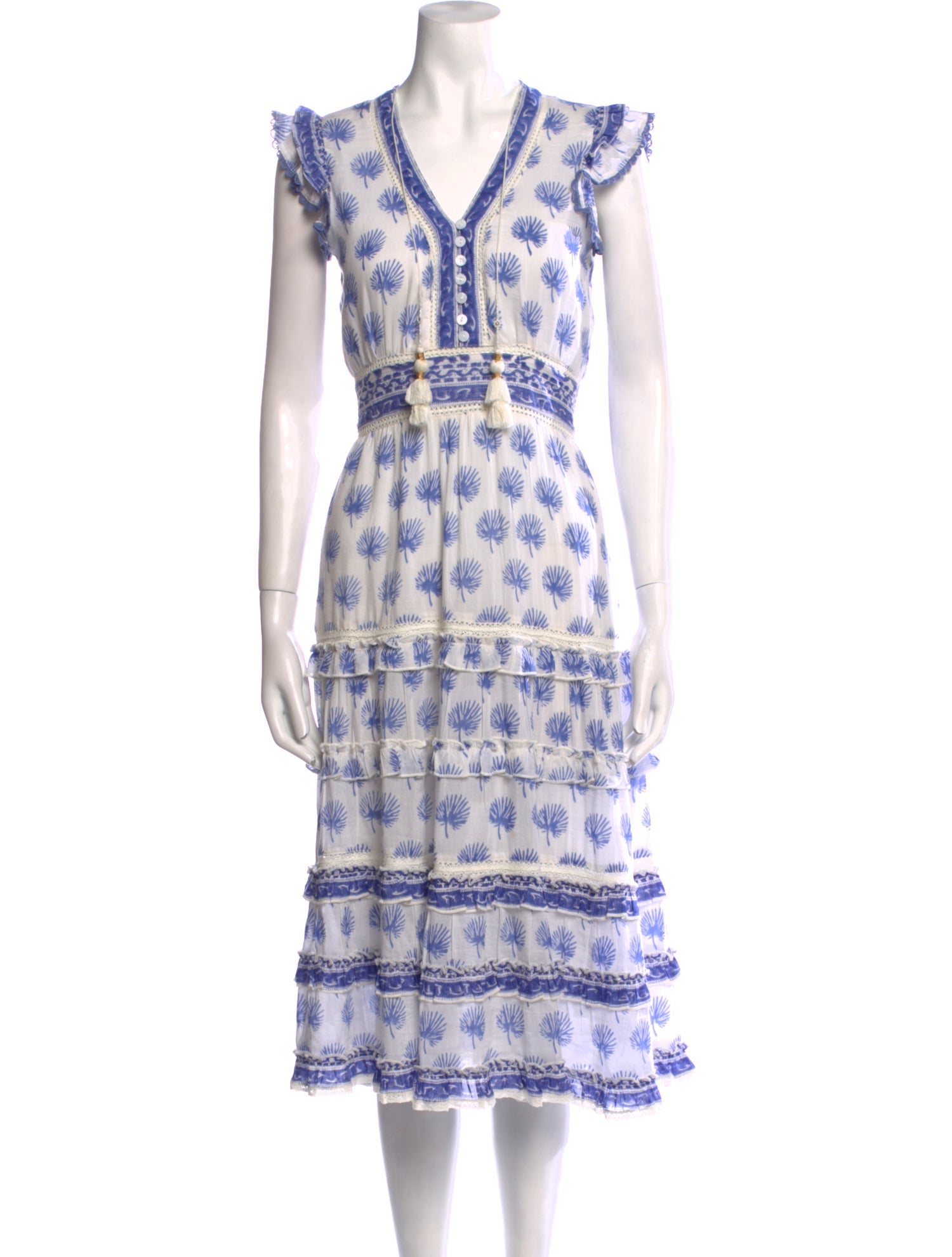 Alicia Bell Printed Midi Length Dress
