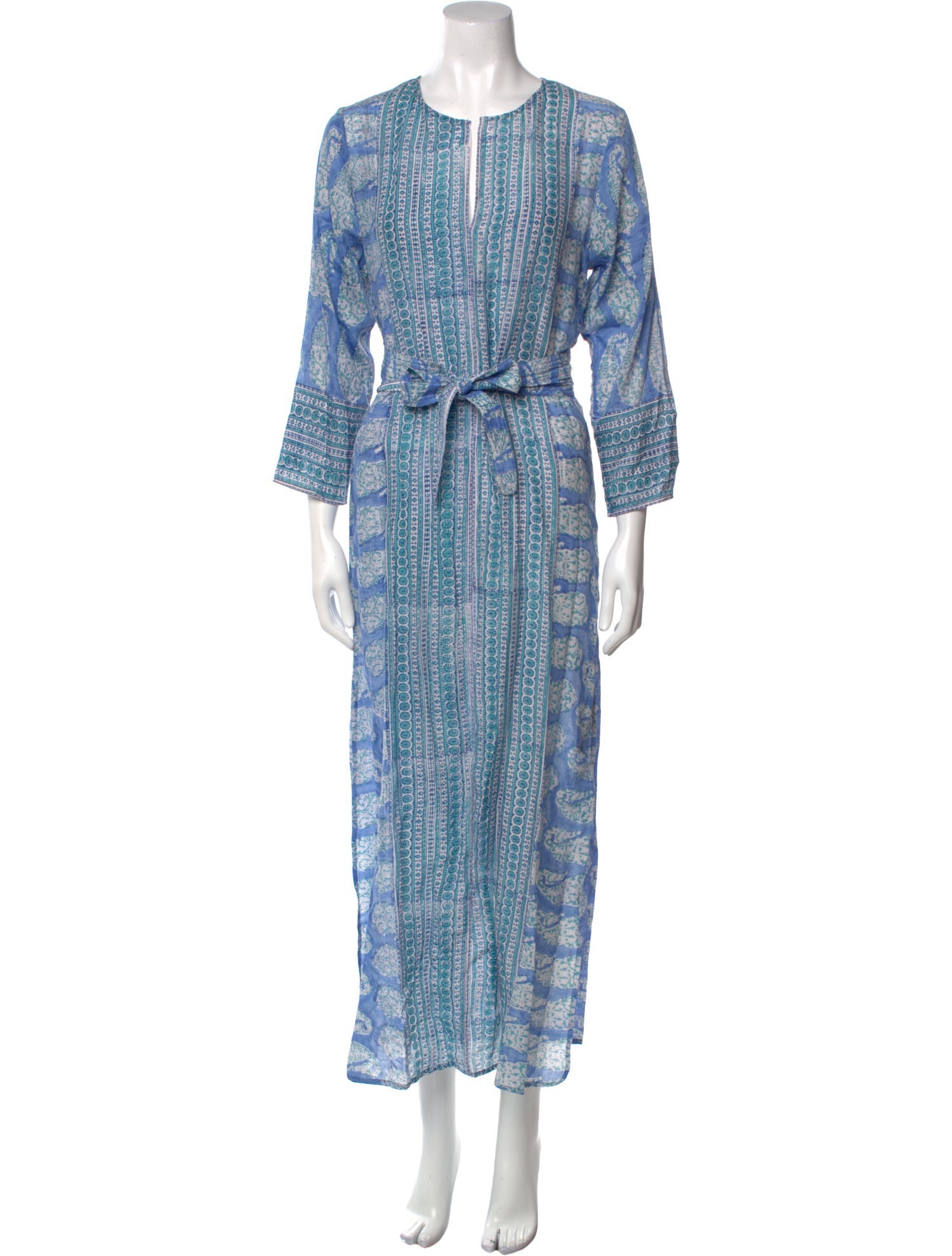 Alicia Bell Paisley Print Long Dress
