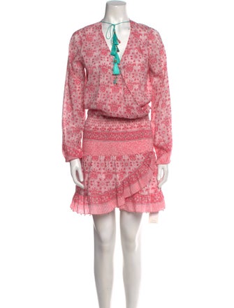 Alicia Bell Floral Print Mini Dress