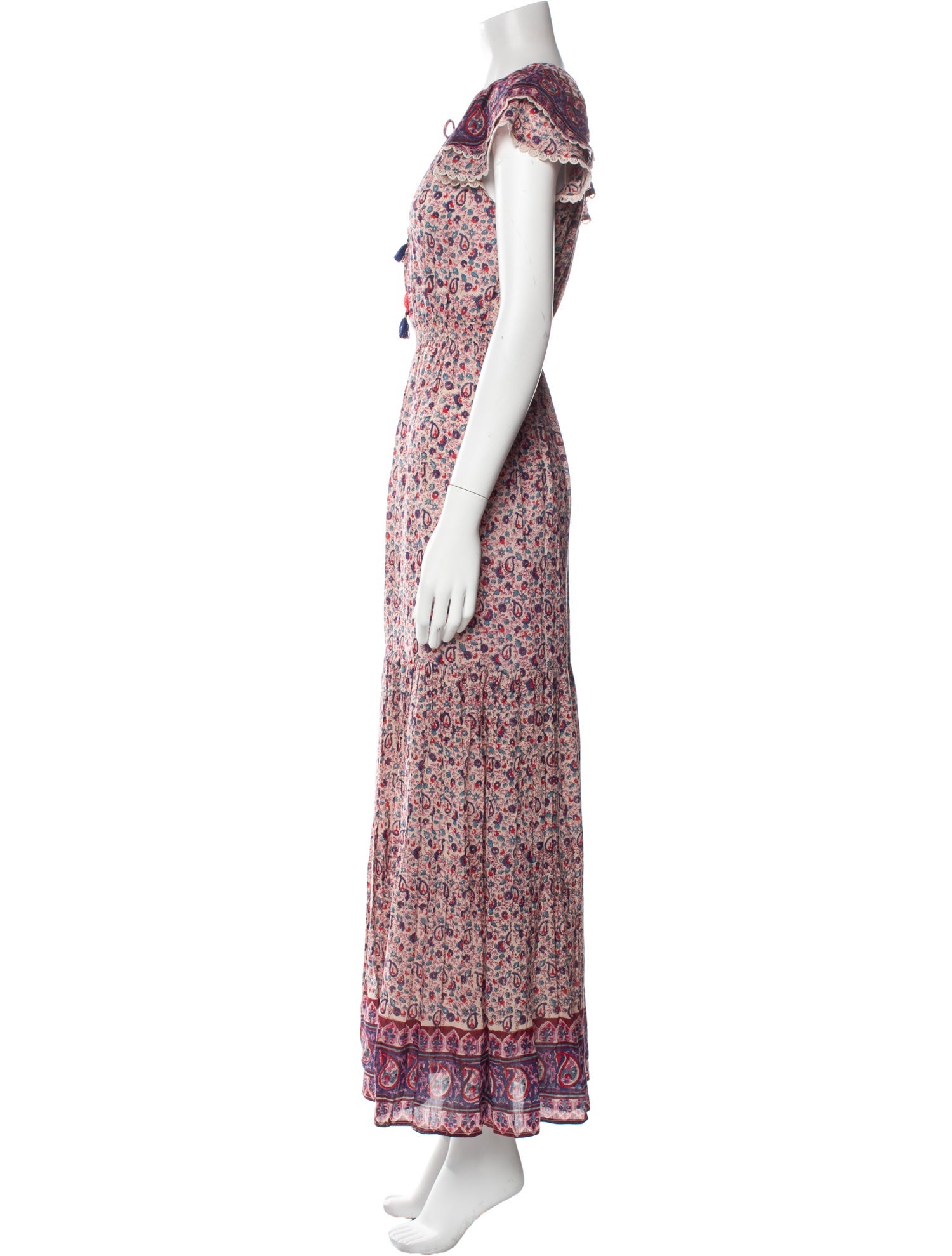 Alicia Bell Floral Print Long Dress w/ Tags