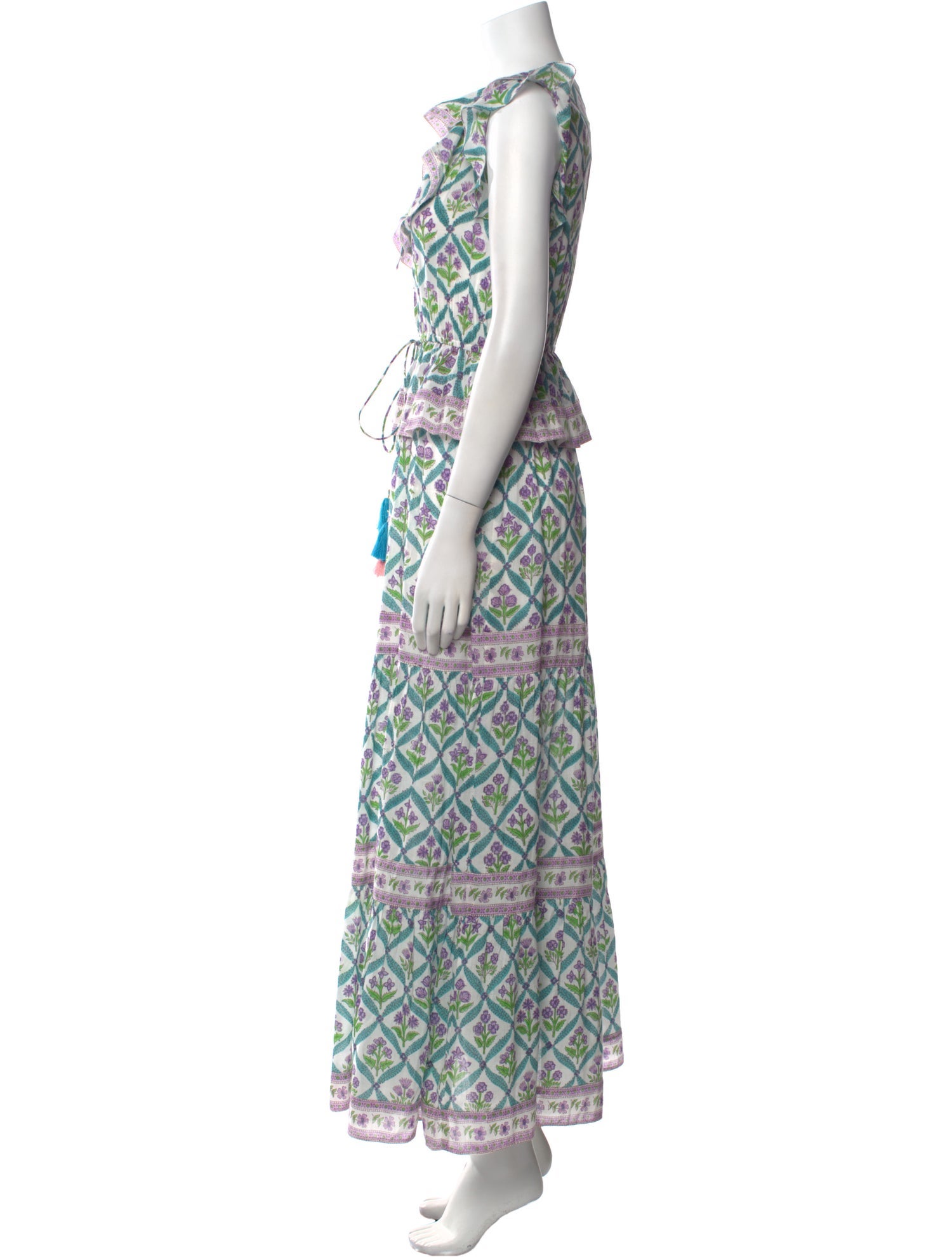 Alicia Bell Printed Long Dress w/ Tags