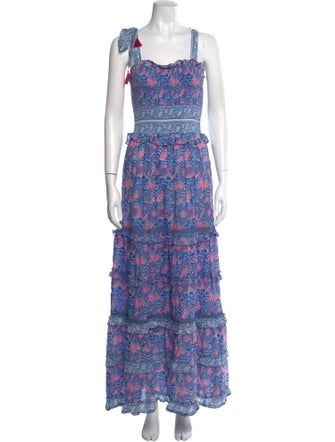 Alicia Bell Floral Print Long Dress w/ Tags