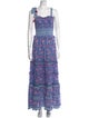 Alicia Bell Floral Print Long Dress w/ Tags
