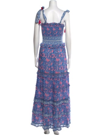 Alicia Bell Floral Print Long Dress w/ Tags