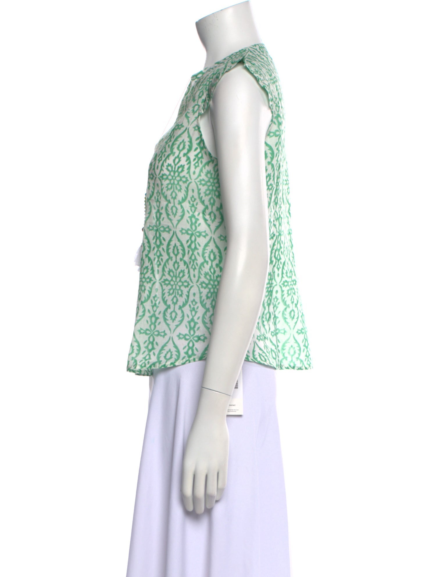 Alicia Bell Printed V-Neck Blouse w/ Tags