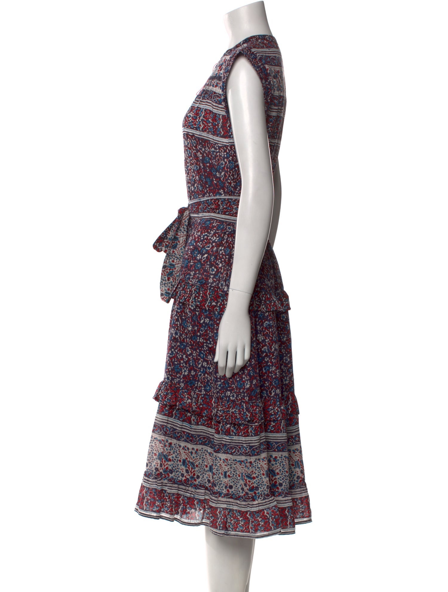 Alicia Bell Printed Midi Length Dress