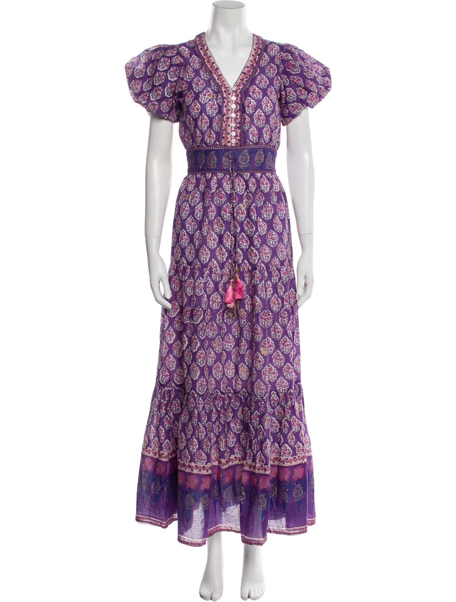 Alicia Bell Floral Print Long Dress w/ Tags