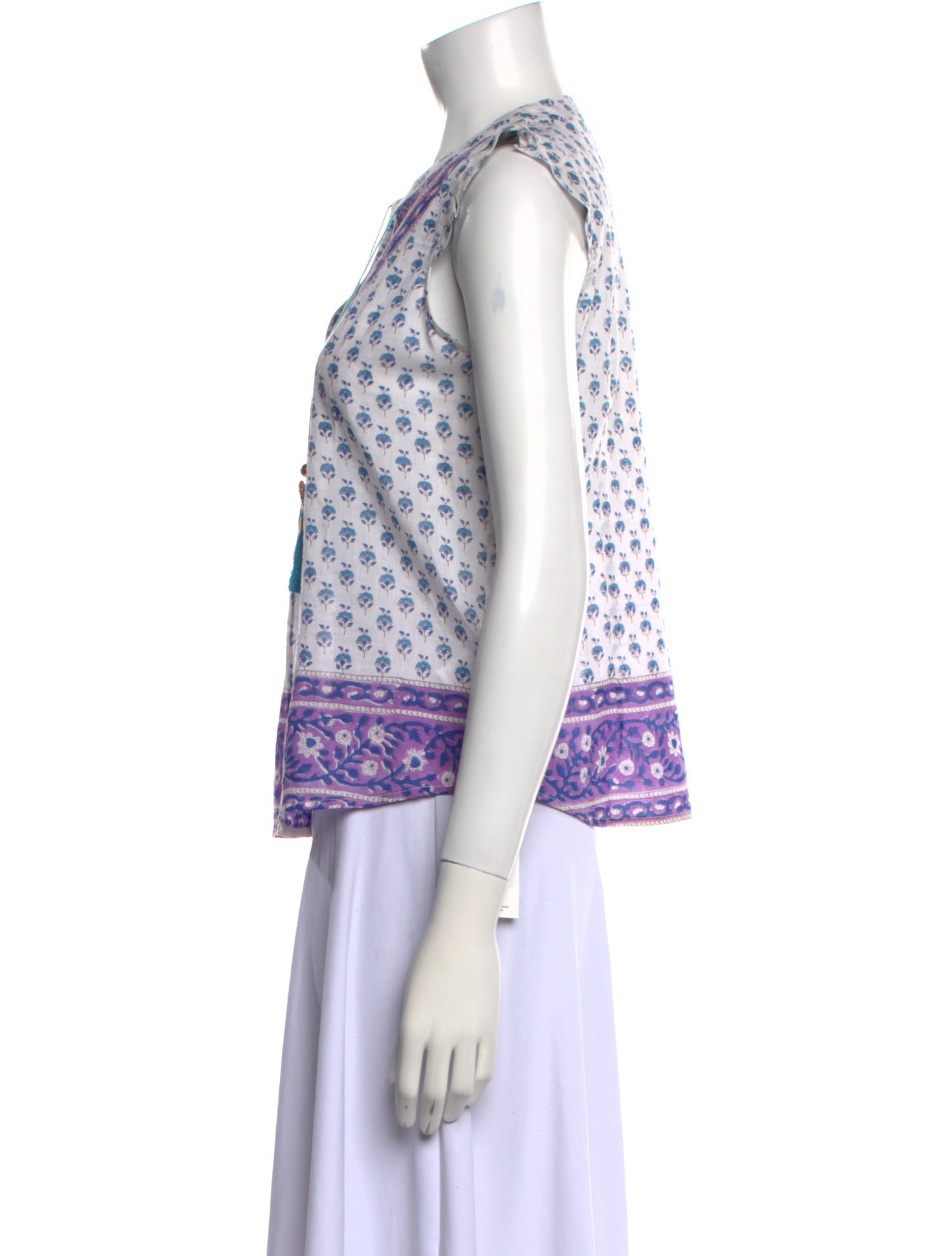 Alicia Bell Floral Print Cowl Neck Top w/ Tags