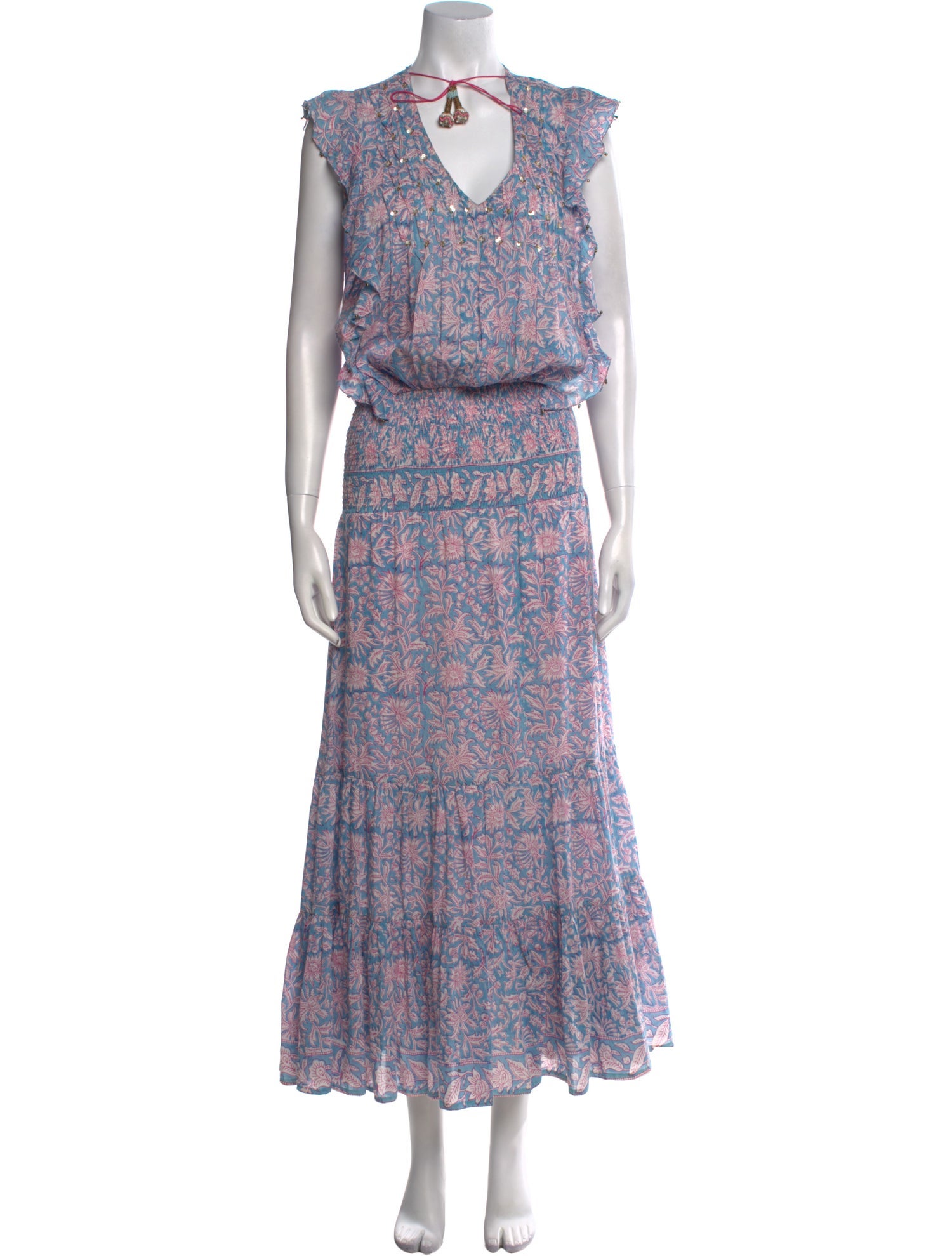 Alicia Bell Floral Print Long Dress