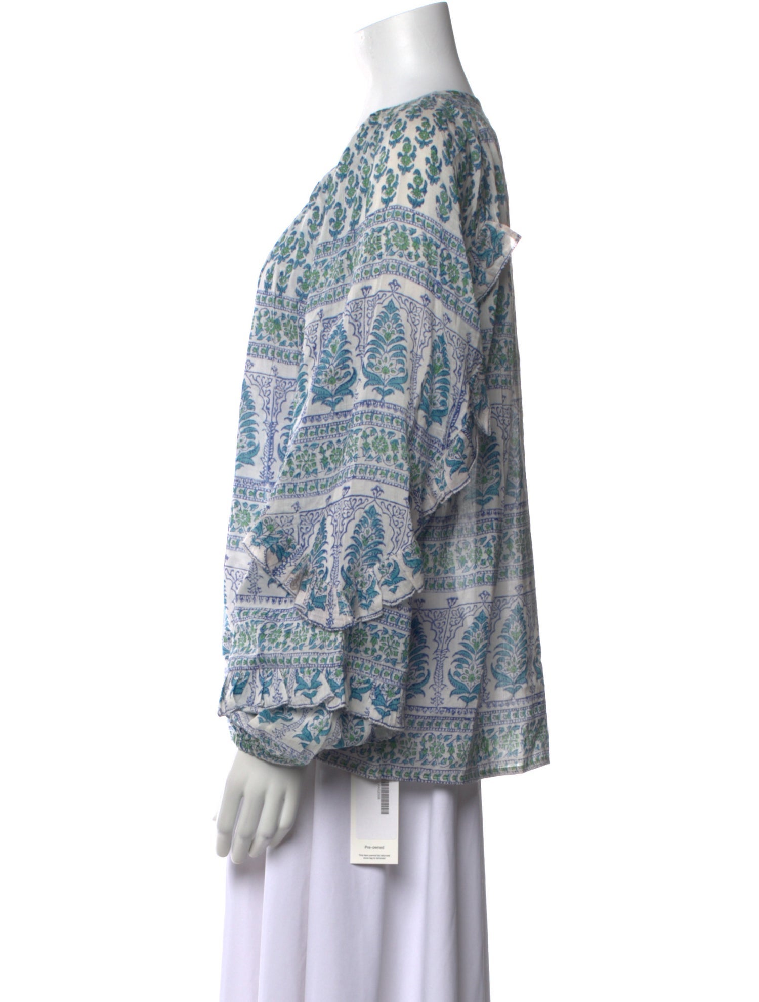 Alicia Bell Printed Scoop Neck Blouse w/ Tags