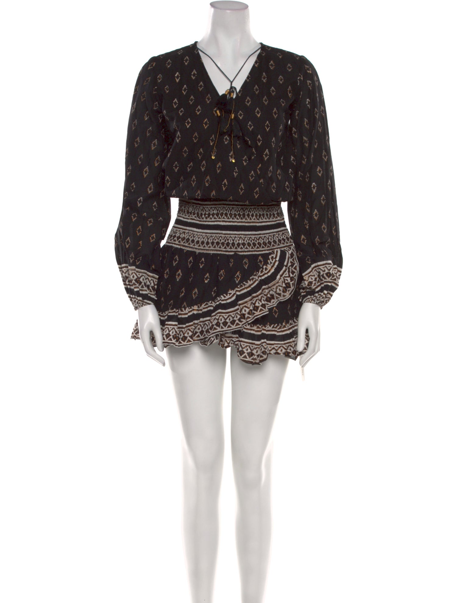 Alicia Bell Printed Mini Dress