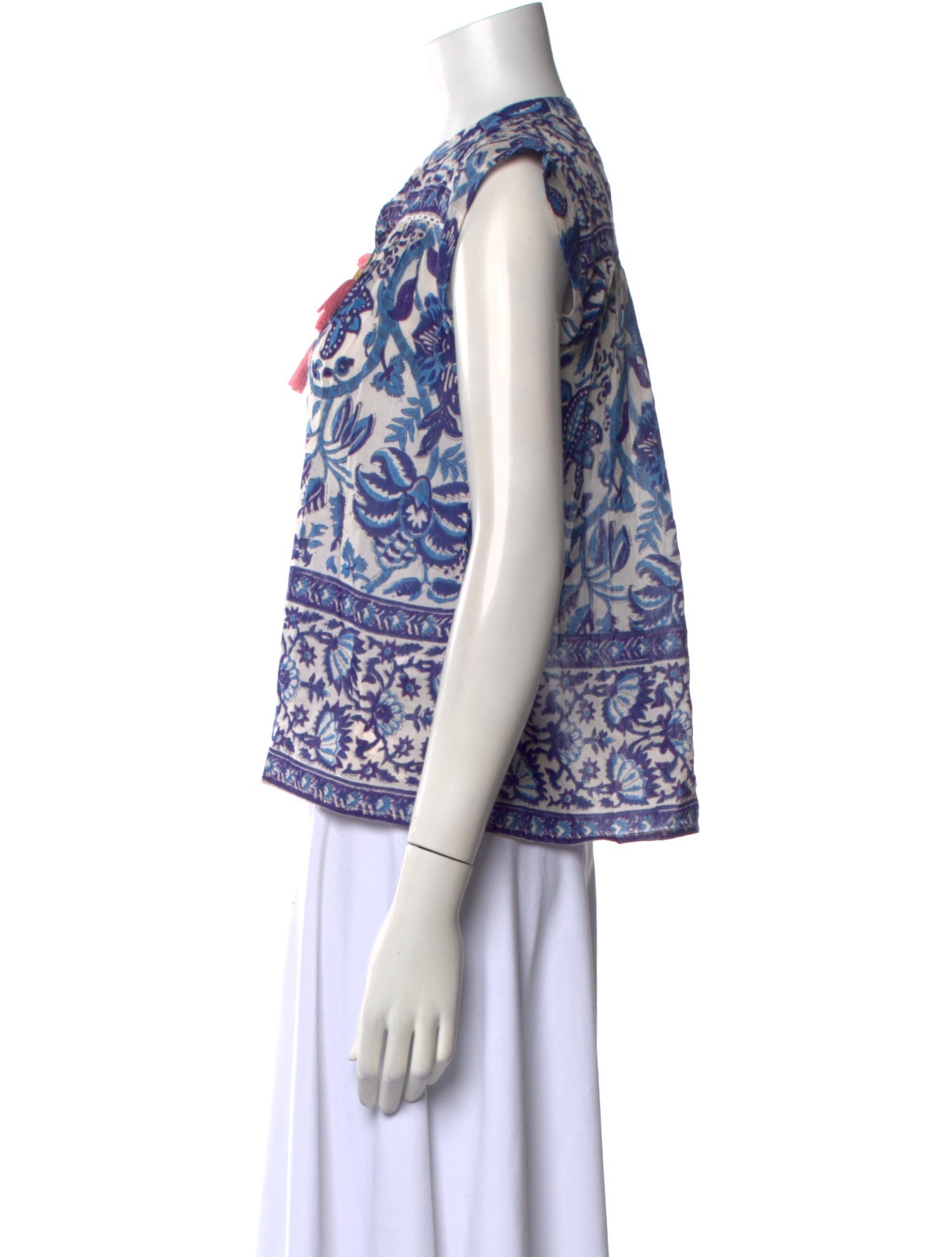 Alicia Bell Printed Crew Neck Top