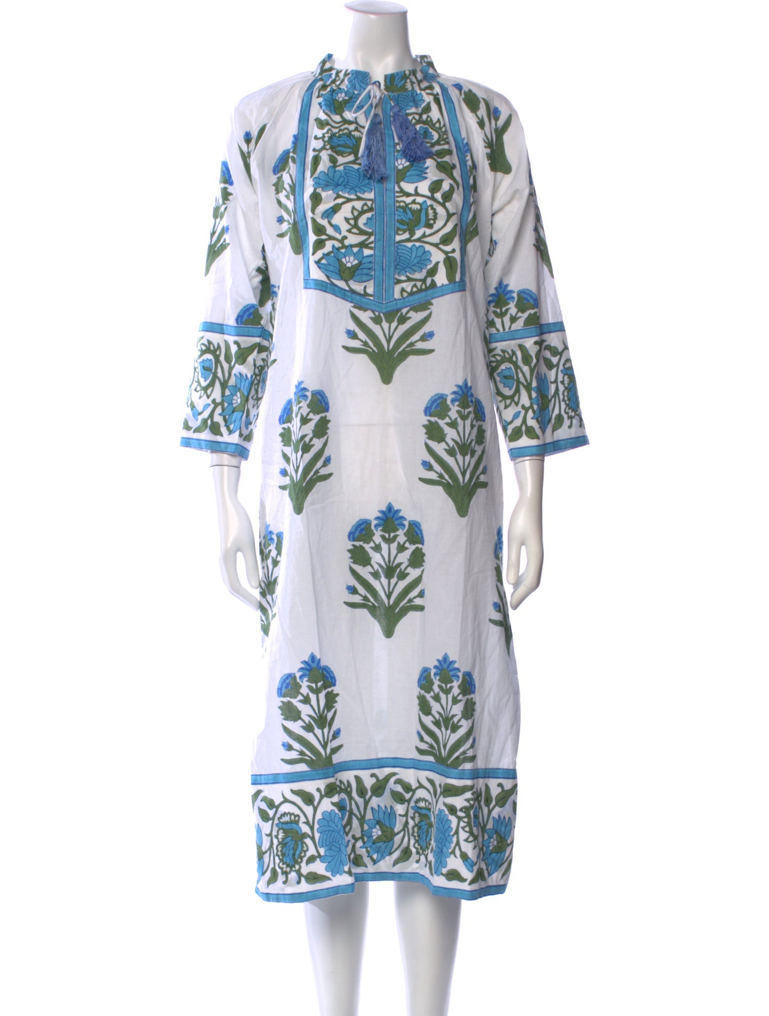 SZ Blockprints Printed Midi Length Dress
