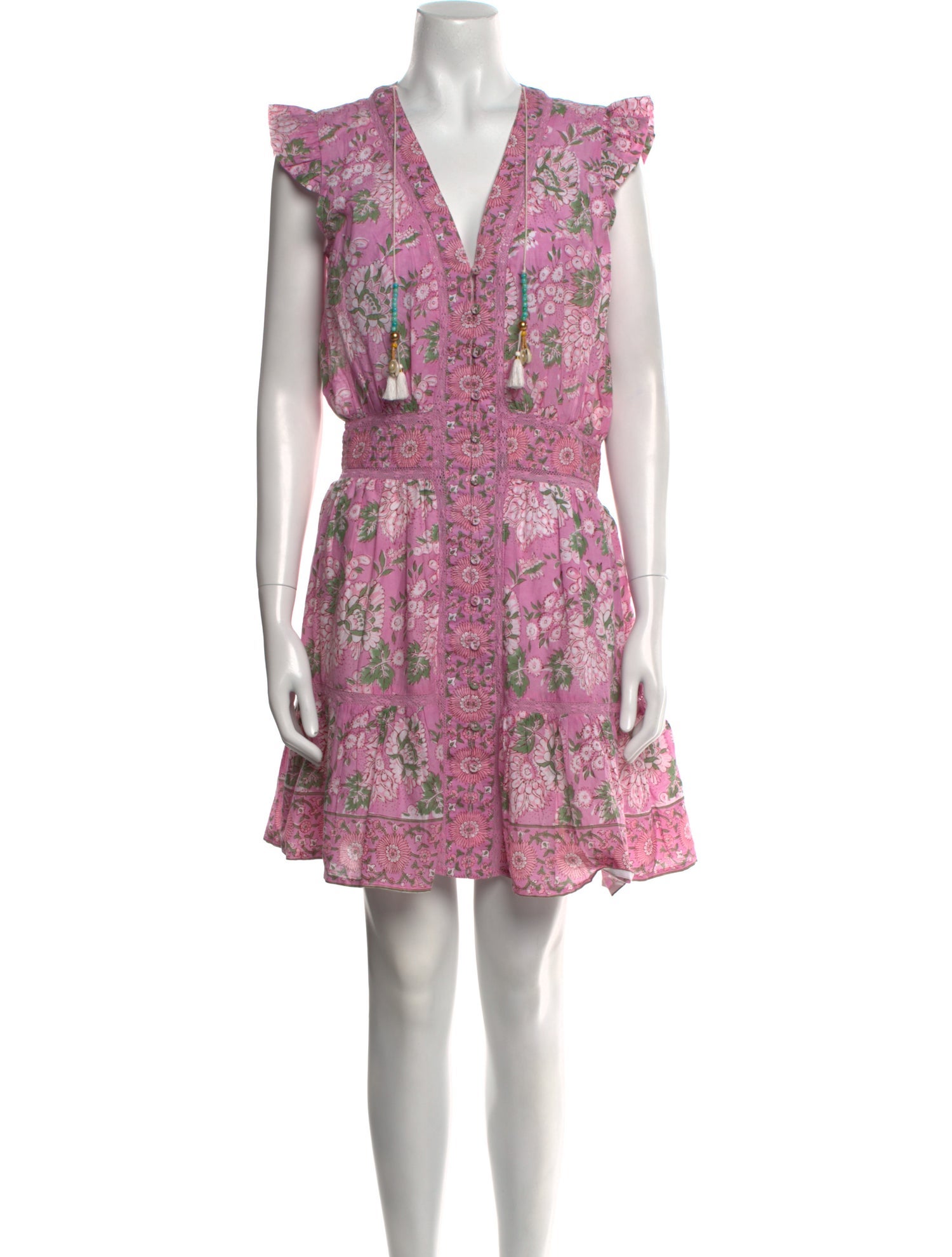 Alicia Bell Floral Print Mini Dress