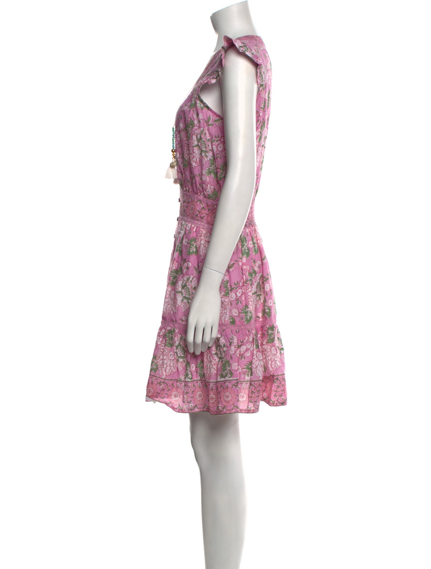 Alicia Bell Floral Print Mini Dress