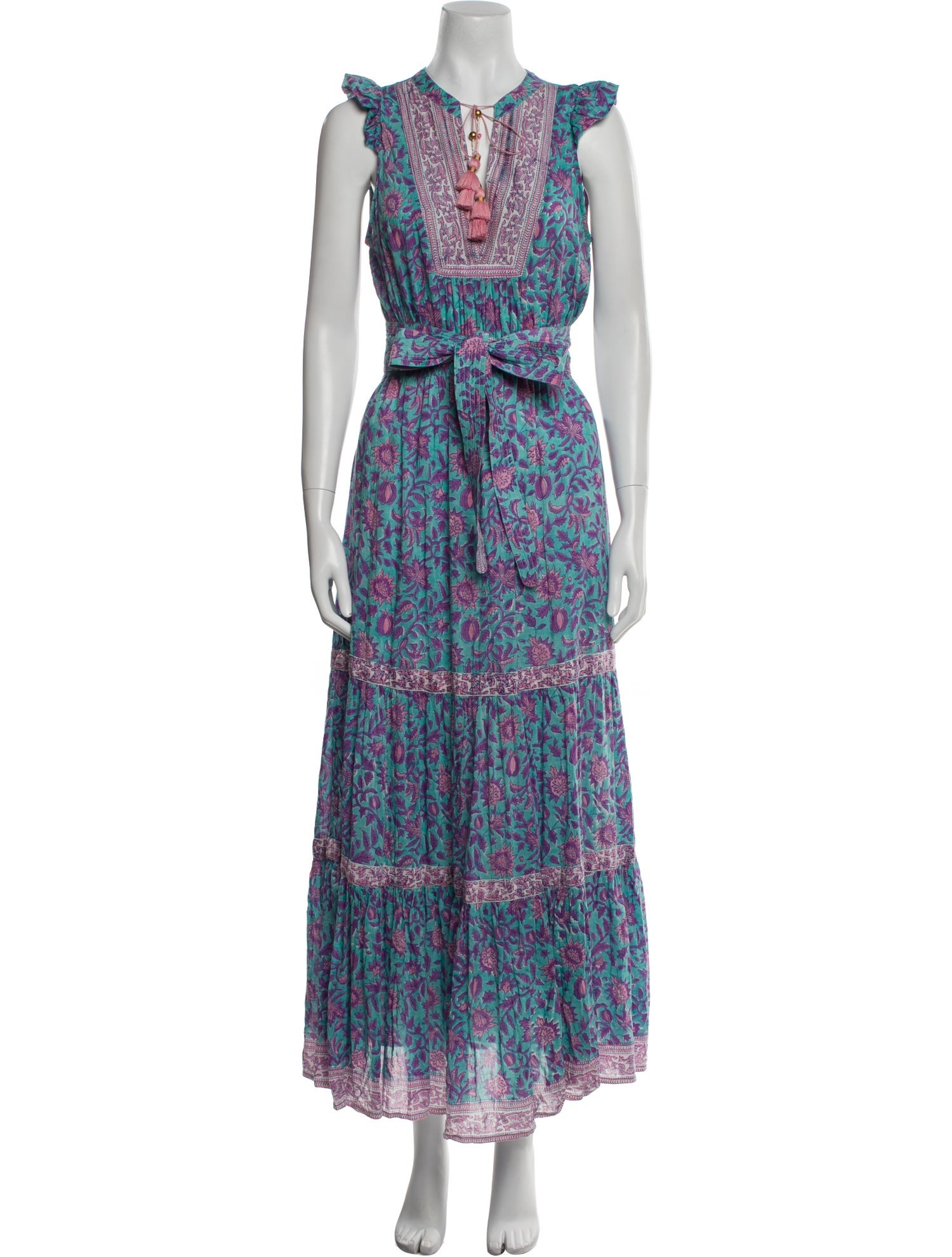 Alicia Bell Printed Long Dress