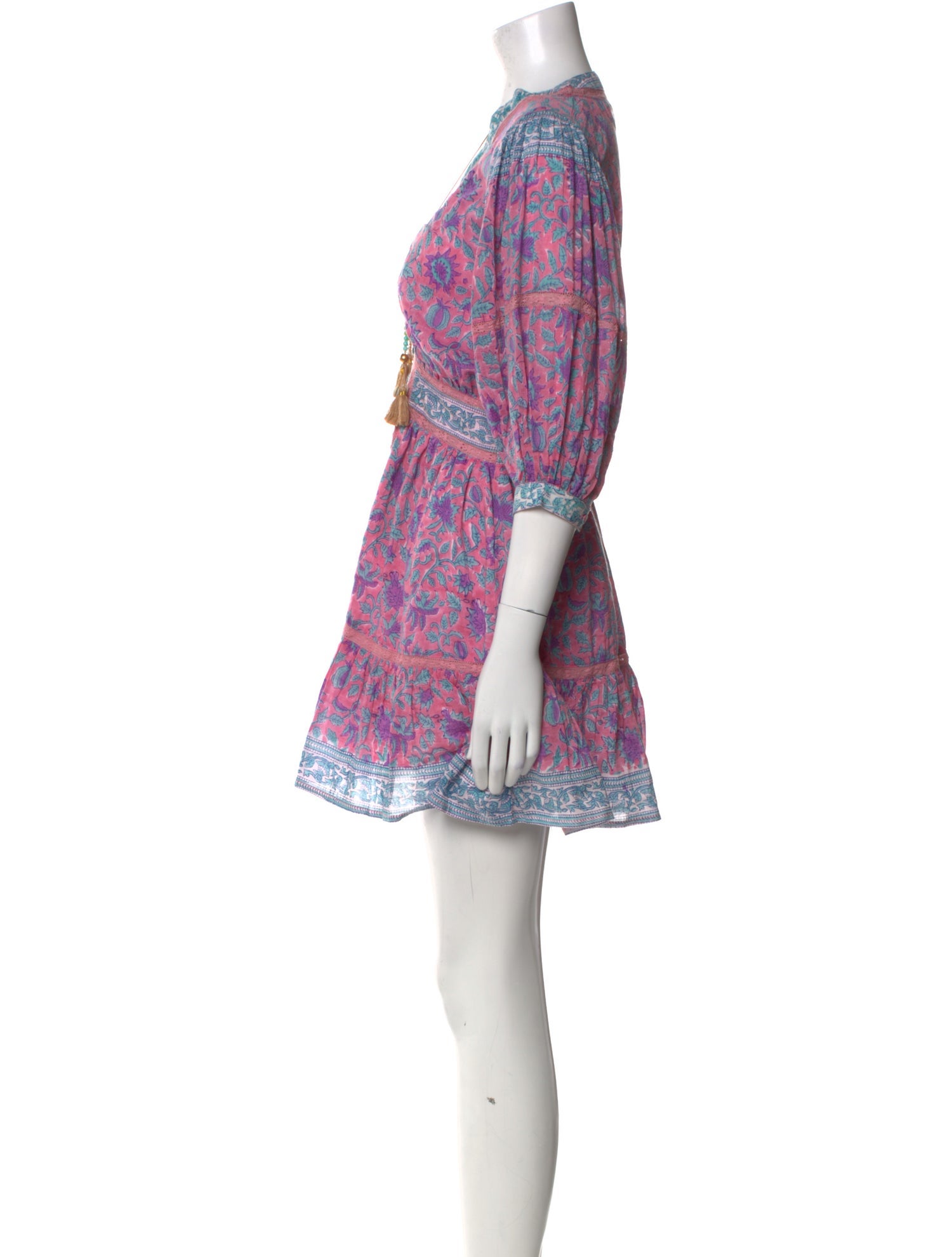 Alicia Bell Paisley Print Mini Dress