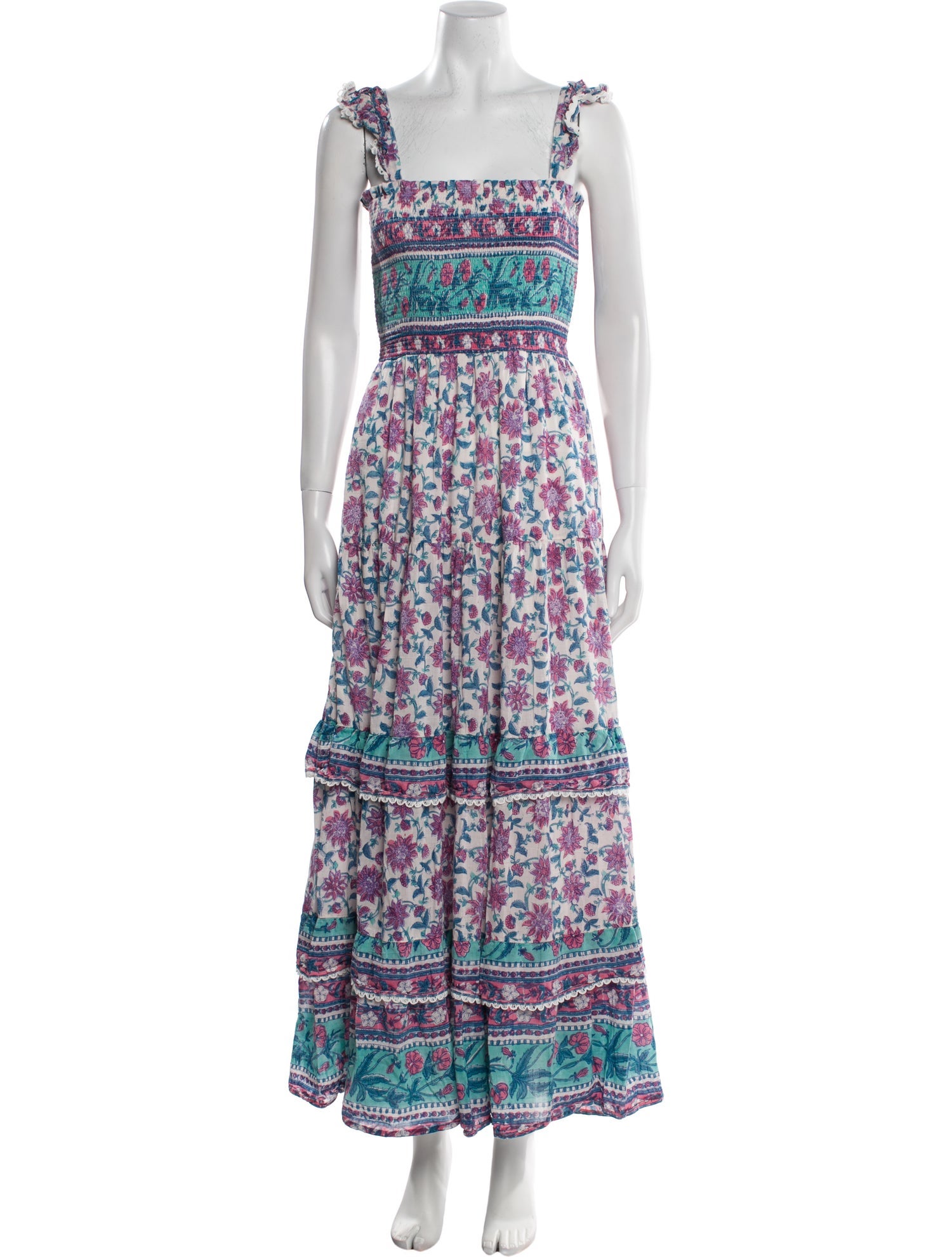Alicia Bell Floral Print Long Dress