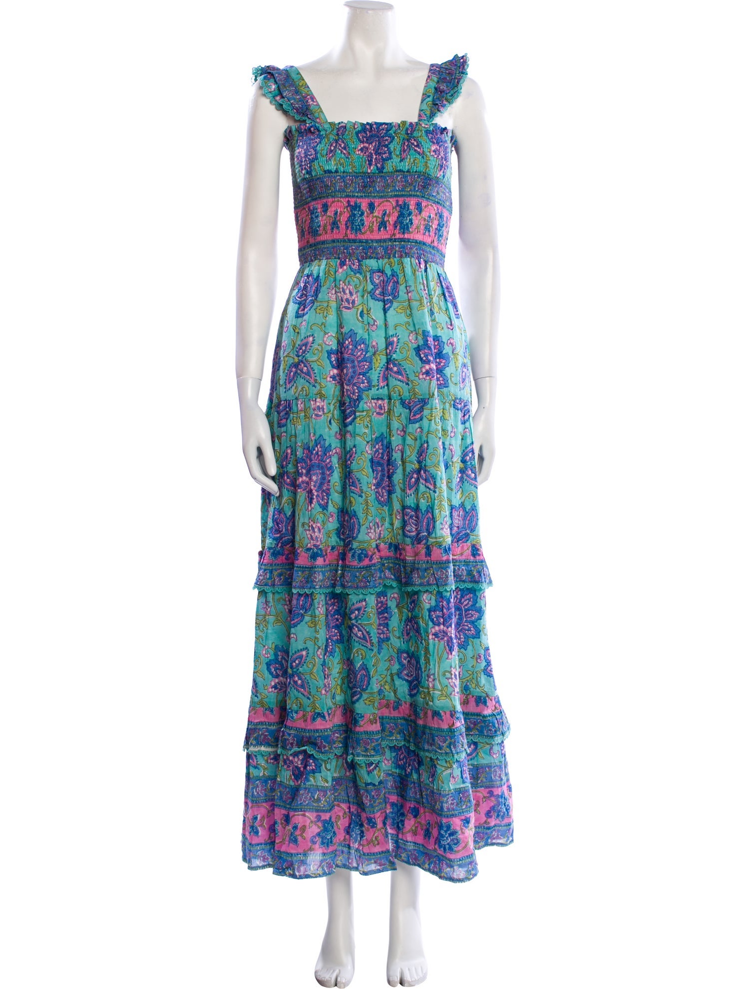 Alicia Bell Printed Long Dress w/ Tags