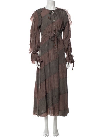 Asai Dresses Animal Print Long Dress US 2 | XS