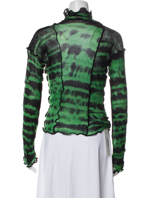 Asai Printed Mock Neck Sweatshirt