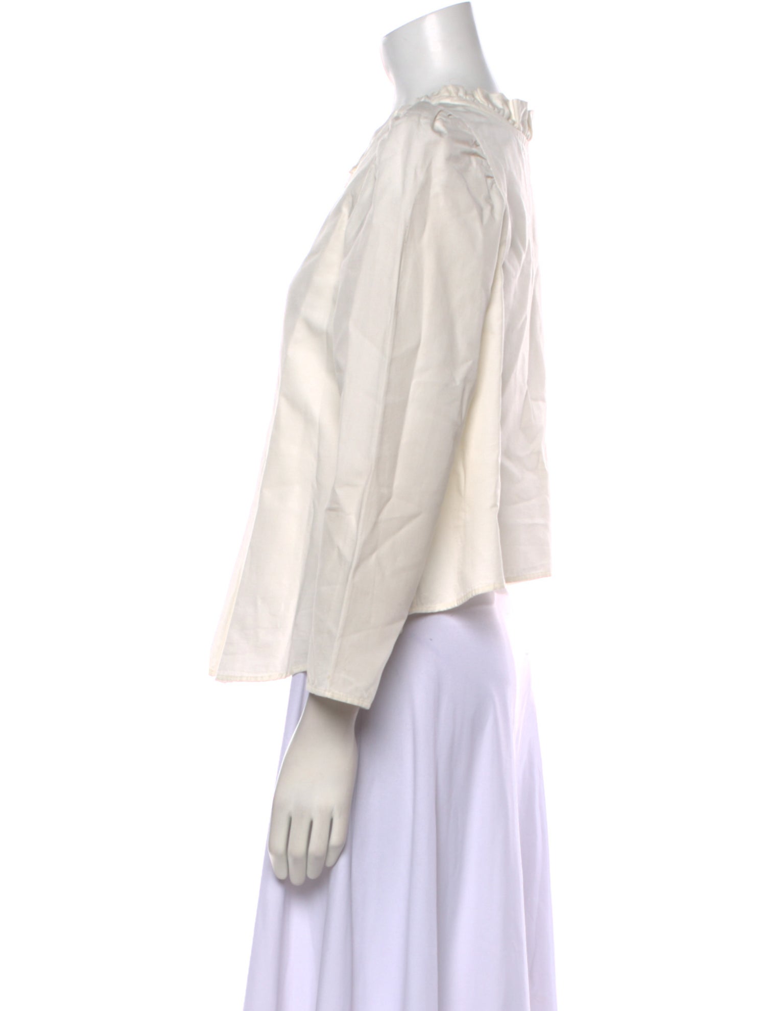 Atlantique Ascoli V-Neck Three-Quarter Sleeve Blouse