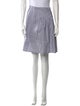 Atlantique Ascoli Striped Knee-Length Skirt