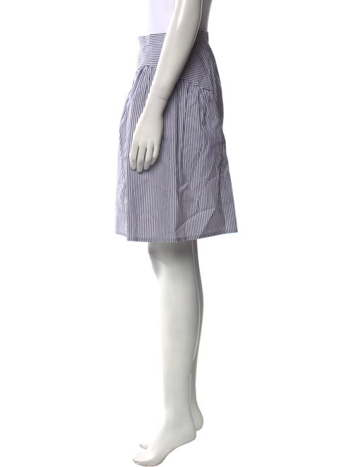 Atlantique Ascoli Striped Knee-Length Skirt
