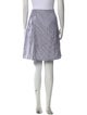 Atlantique Ascoli Striped Knee-Length Skirt
