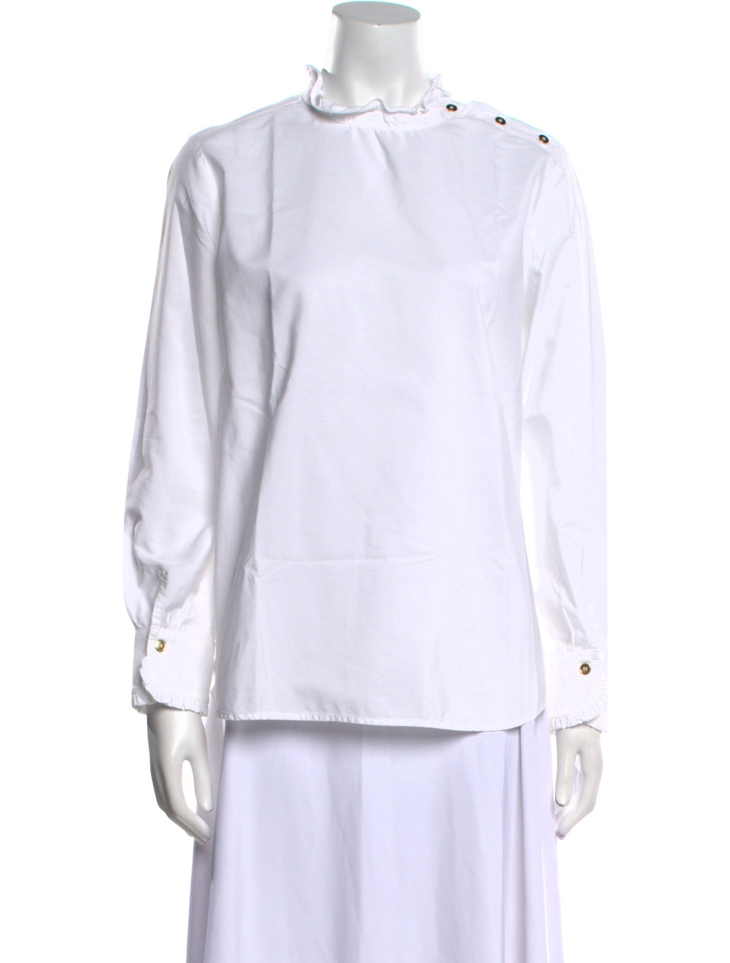 Atlantique Ascoli Mock Neck Long Sleeve Top