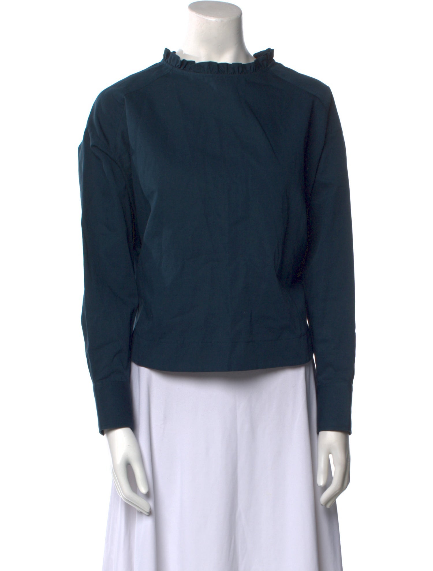 Atlantique Ascoli Mock Neck Long Sleeve Sweatshirt